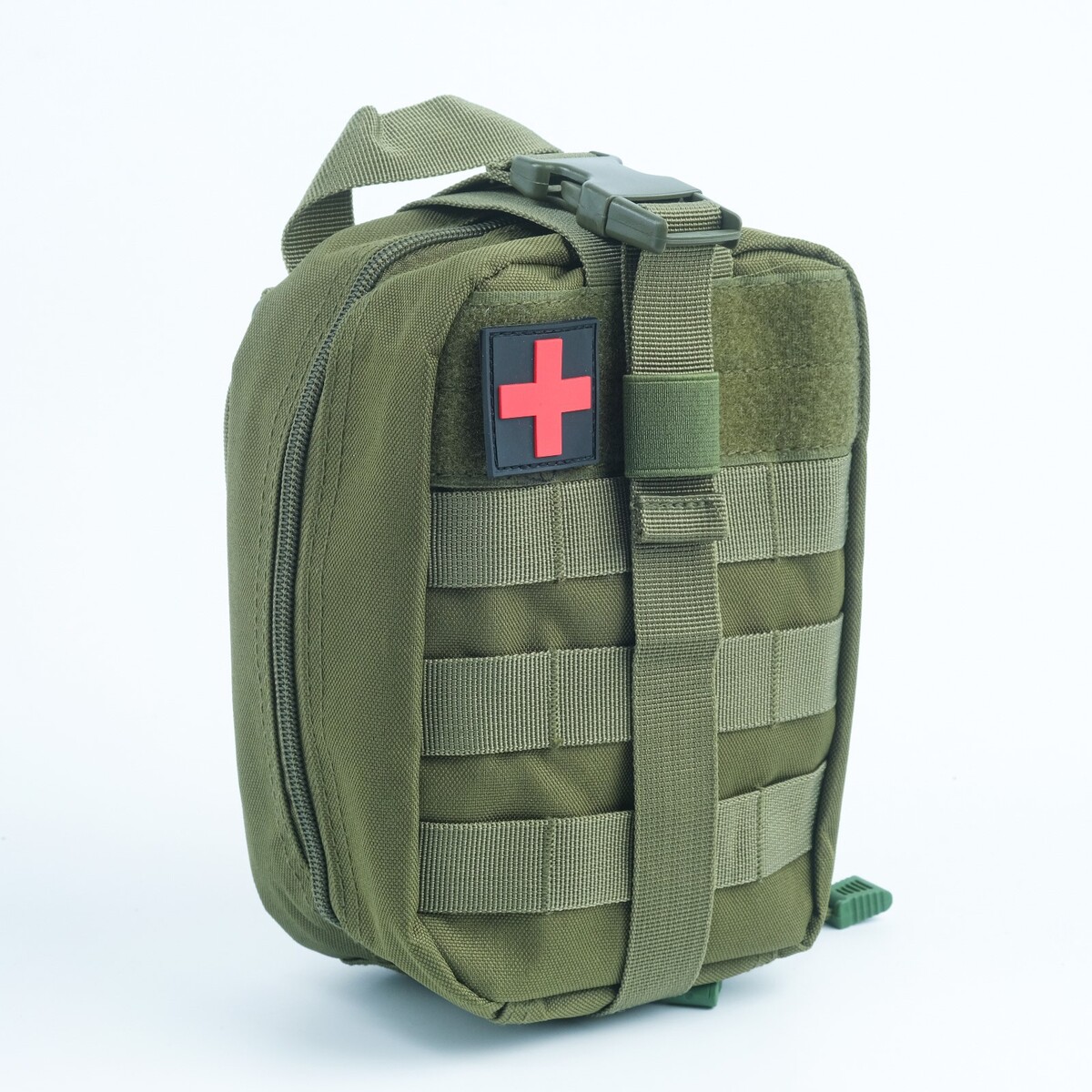 Аптечка тактическая-подсумок, отрывная, 15×20 см, зеленая